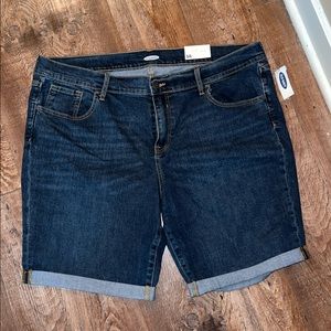 NWT Old Navy Blue Jean shorts sz 16